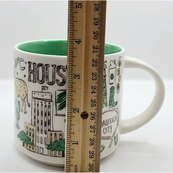 Starbucks Been There Series Houston Cup Mug 14oz Excellent Used Condition - Picture 7 of 8